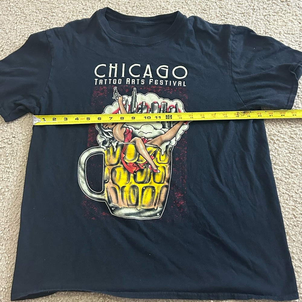 Chicago Tattoo Arts Festival Convention Shirt Classic Tattoo Medium Crewneck - Picture 4 of 6